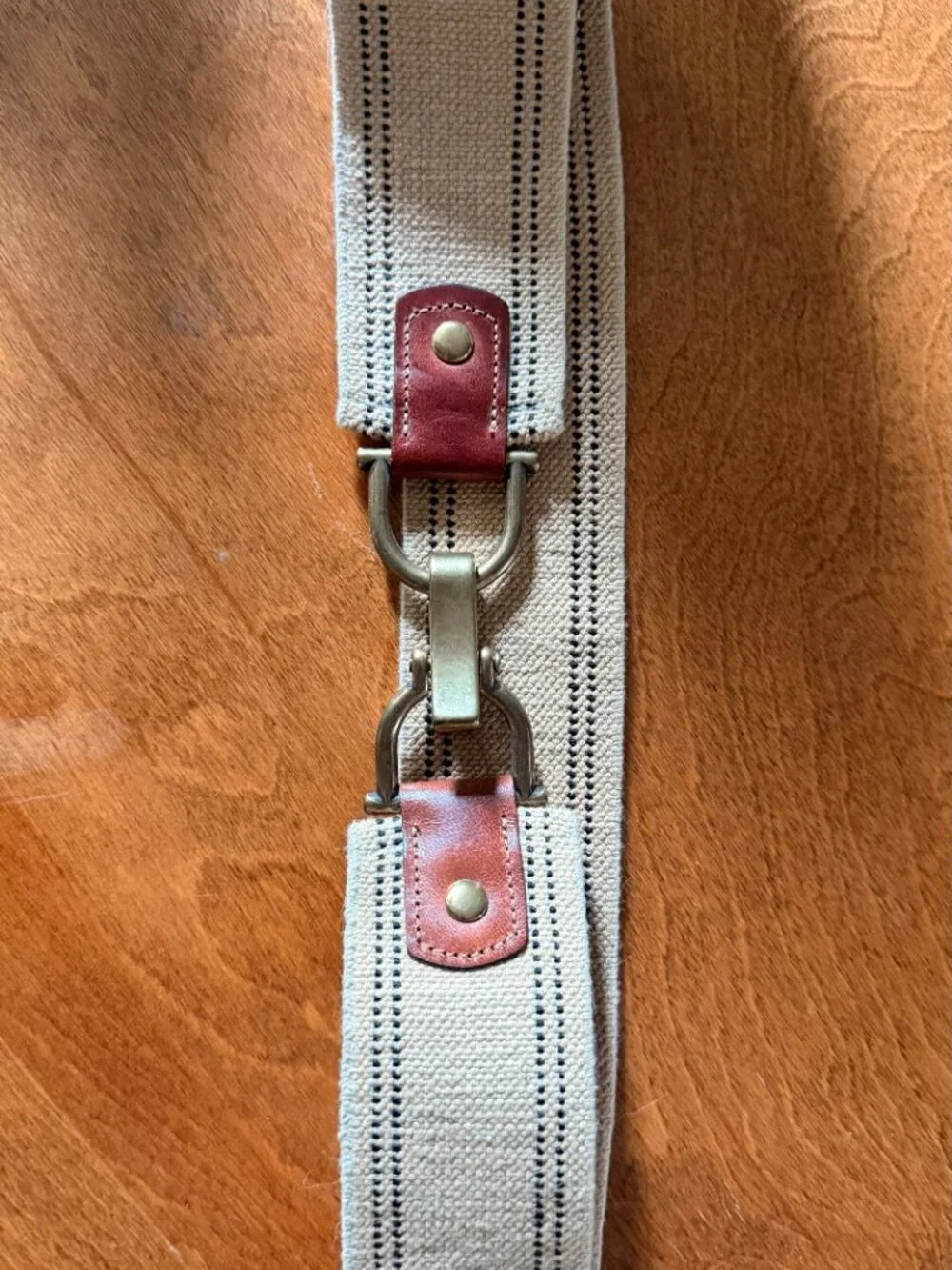 2000s Vintage J. Crew Canvas Stretch Belt - Picture 1 of 4